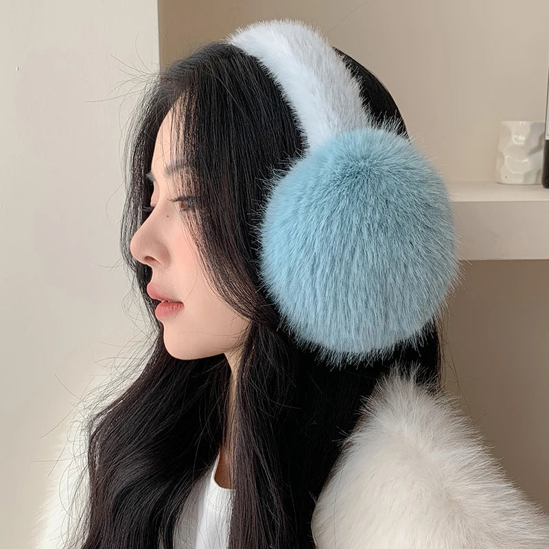 Plush Ear Warmer – Soft Winter Earmuffs for Women | Folding Earflap Cover - ZOOMNSTORE