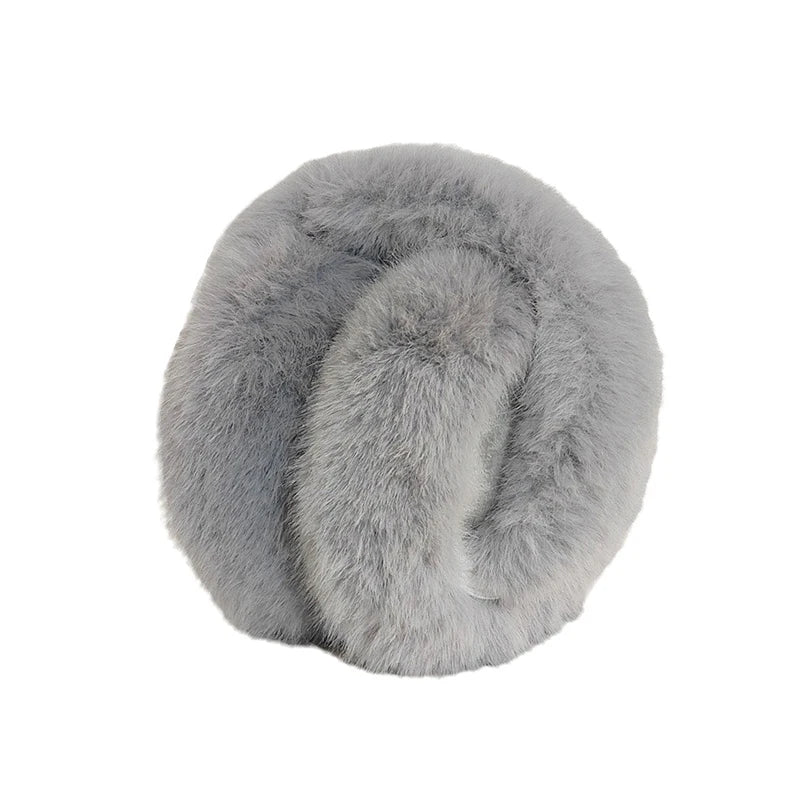Plush Ear Warmer – Soft Winter Earmuffs for Women | Folding Earflap Cover - ZOOMNSTORE