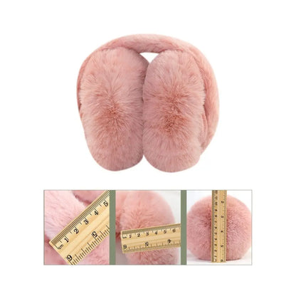 Plush Ear Warmer – Winter Earmuffs with Folding Earflap | Soft Cotton Outdoor Ear Cover - ZOOMNSTORE