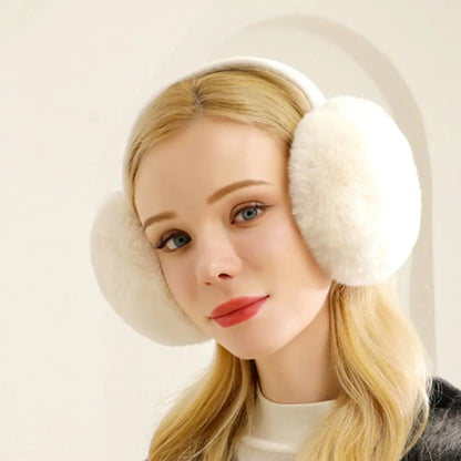 Plush Ear Warmers – Cozy Foldable Winter Ear Muffs With Soft Plush Protection - ZOOMNSTORE