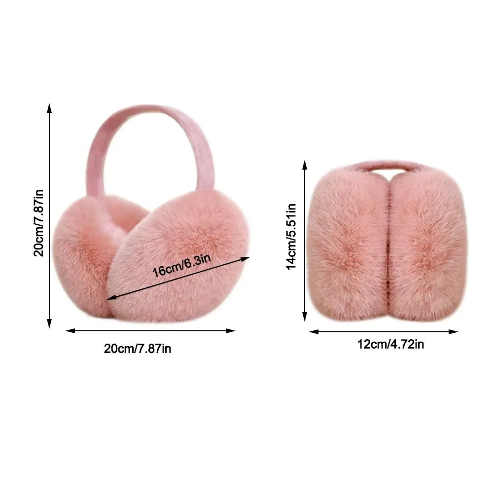 Plush Ear Warmers – Cozy Foldable Winter Ear Muffs With Soft Plush Protection - ZOOMNSTORE