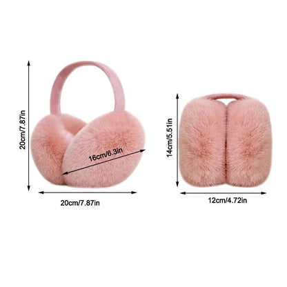 Plush Ear Warmers – Cozy Foldable Winter Ear Muffs With Soft Plush Protection - ZOOMNSTORE