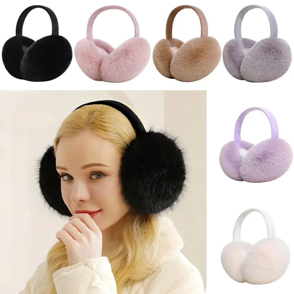 Plush Ear Warmers – Cozy Foldable Winter Ear Muffs With Soft Plush Protection - ZOOMNSTORE