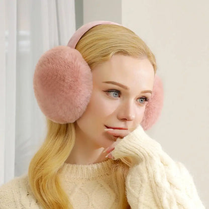 Plush Ear Warmers – Cozy Foldable Winter Ear Muffs With Soft Plush Protection - ZOOMNSTORE