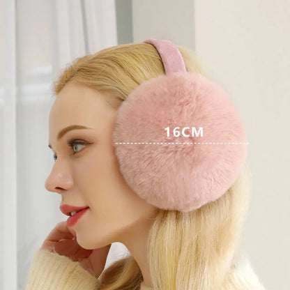 Plush Ear Warmers – Cozy Foldable Winter Ear Muffs With Soft Plush Protection - ZOOMNSTORE