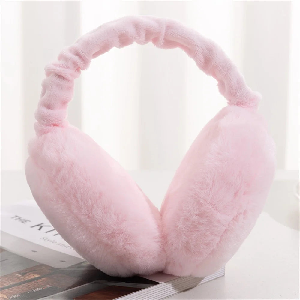 Plush Earmuffs - Cute Cat Ears Winter Ear Muffs With Soft Cashmere Earflaps - ZOOMNSTORE