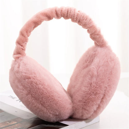 Plush Earmuffs - Cute Cat Ears Winter Ear Muffs With Soft Cashmere Earflaps - ZOOMNSTORE
