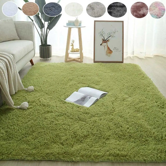 Plush Area Rug - Soft Non-Slip Mat for Living Room and Childrens Room Decor - ZOOMNSTORE