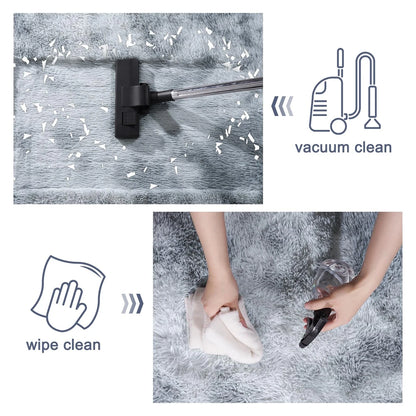 Plush Living Room Rug - Ultra-Soft Fluffy Floor Mat | Custom Size Rectangle Carpet - ZOOMNSTORE