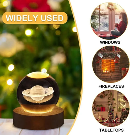 Pokemon Crystal Ball Lamp – 3D Pikachu, Gengar & Mewtwo Night Light Figure - ZOOMNSTORE