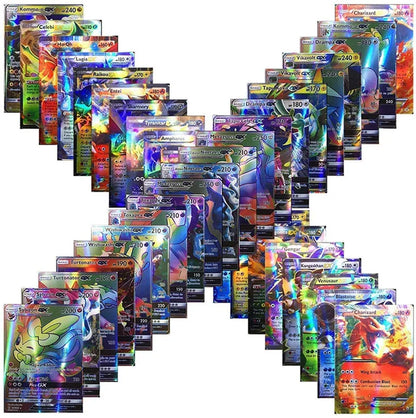 20Pcs English Pokemon Cards GX Tag Team Vmax EX Mega Shining Game Battle Carte Trading Collection Cards Toys Children Gifts - ZOOMNSTORE
