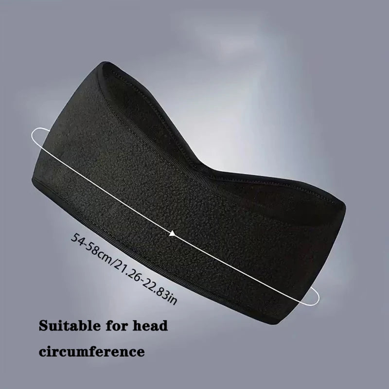 Polar Fleece Ear Warmer - Unisex Winter Headband for Running & Skiing Outdoor Sports - ZOOMNSTORE