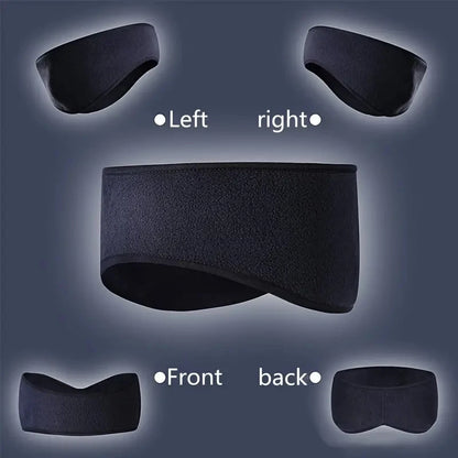 Polar Fleece Ear Warmer - Unisex Winter Headband for Running & Skiing Outdoor Sports - ZOOMNSTORE