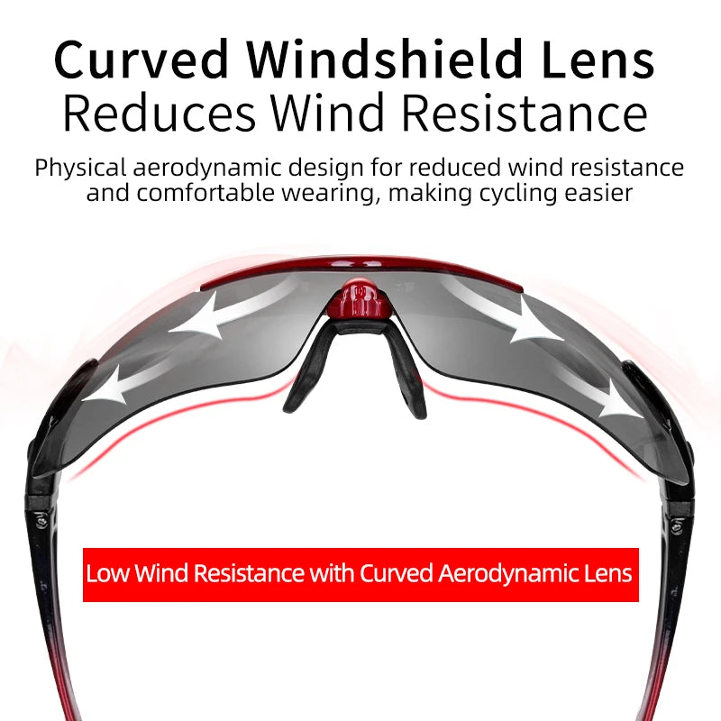 ROCKBROS Polarized Cycling Glasses - Mens Sports Sunglasses for Road  MTB Riding - ZOOMNSTORE