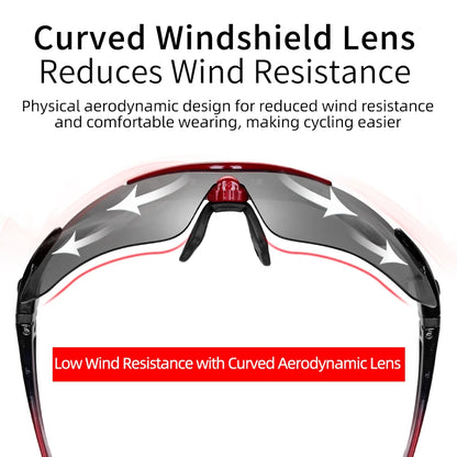 ROCKBROS Polarized Cycling Glasses - Mens Sports Sunglasses for Road  MTB Riding - ZOOMNSTORE