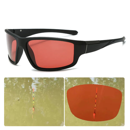 Fishing Sunglasses - Red Polarized TAC Goggles for Men  Women - ZOOMNSTORE