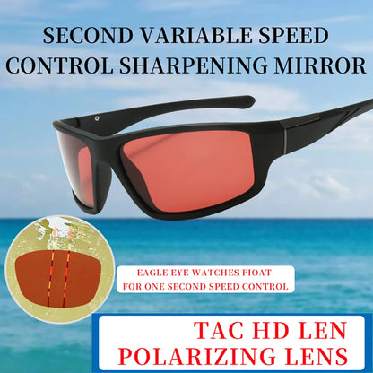 Fishing Sunglasses - Red Polarized TAC Goggles for Men  Women - ZOOMNSTORE