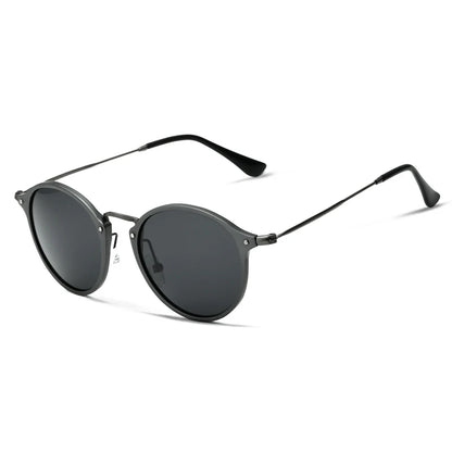 Polarized Men Sunglasses – Round UV400 Polarized Lenses With Mirror Coating - ZOOMNSTORE