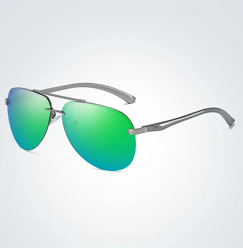Polarized Metal Frame Sunglasses - Classic Driving Glasses for MenWomen - ZOOMNSTORE