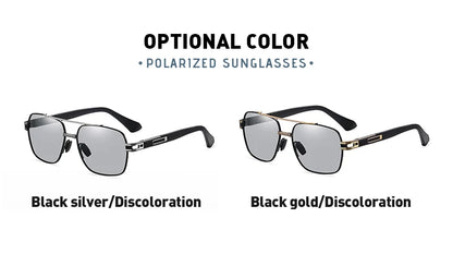 Polarized Photochromic Sunglasses – UV400 Protection Unisex Driving Glasses with Chameleon Lens - ZOOMNSTORE