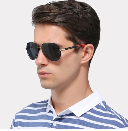 Polarized Pilot Sunglasses - Men's Driving Glasses with Aluminum Frame, UV400 Protection - ZOOMNSTORE