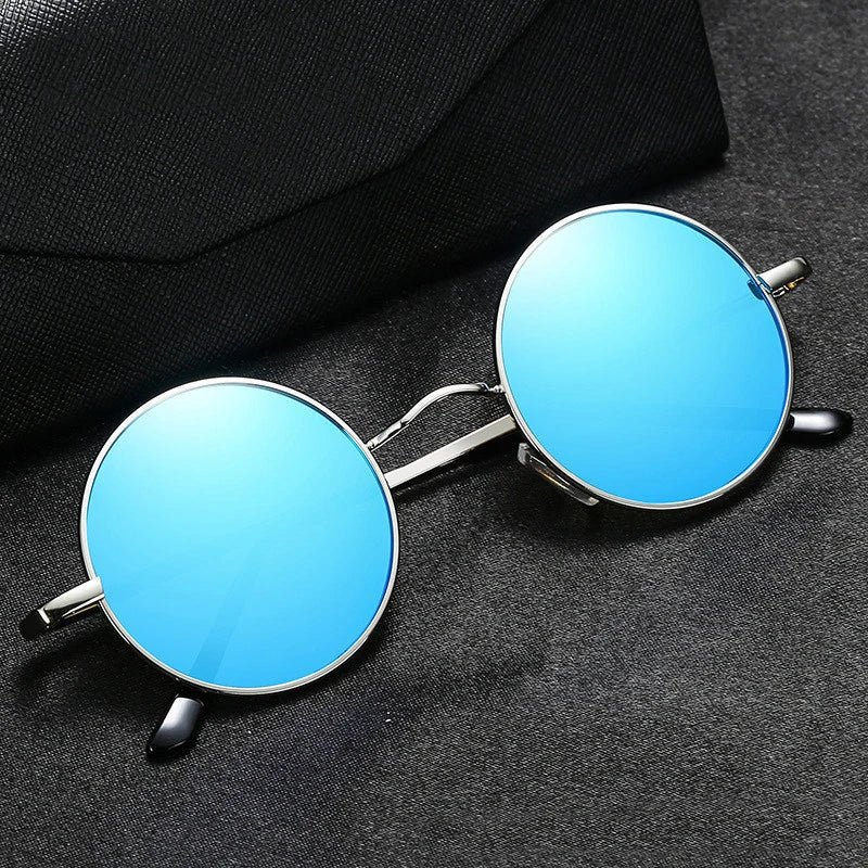 Polarized Round Sunglasses - Retro Metal Frame UV400 Protection Glasses for Driving & Fishing - ZOOMNSTORE