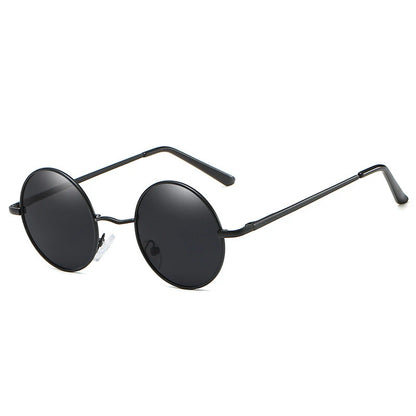 Polarized Round Sunglasses - Retro Metal Frame UV400 Protection Glasses for Driving & Fishing - ZOOMNSTORE