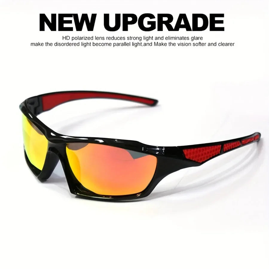Polarized UV400 Sports Sunglasses - Round Metal Frame for Men  Women - ZOOMNSTORE
