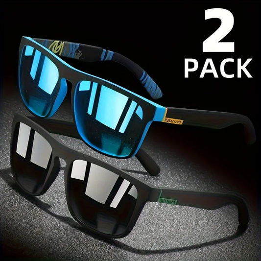 Polarized Sunglasses - 2pcs Anti-Glare Sun Shades for Summer Activities - ZOOMNSTORE