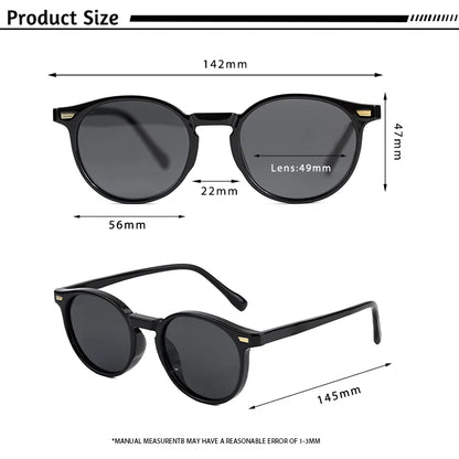 Polarized Sunglasses Men - HBK Oval TR90 Frame Fashion Sun Glasses UV400 Protection - ZOOMNSTORE