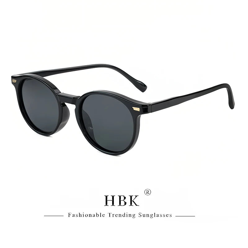 Polarized Sunglasses Men - HBK Oval TR90 Frame Fashion Sun Glasses UV400 Protection - ZOOMNSTORE