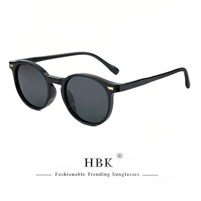 Polarized Sunglasses Men - HBK Oval TR90 Frame Fashion Sun Glasses UV400 Protection - ZOOMNSTORE