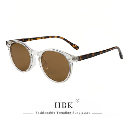 Polarized Sunglasses Men - HBK Oval TR90 Frame Fashion Sun Glasses UV400 Protection - ZOOMNSTORE