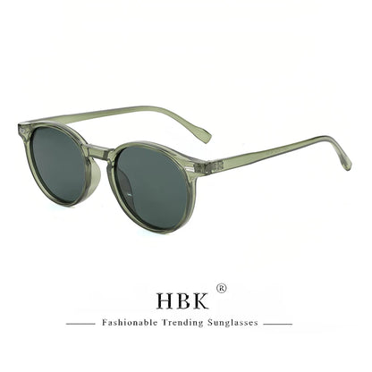 Polarized Sunglasses Men - HBK Oval TR90 Frame Fashion Sun Glasses UV400 Protection - ZOOMNSTORE
