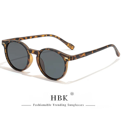 Polarized Sunglasses Men - HBK Oval TR90 Frame Fashion Sun Glasses UV400 Protection - ZOOMNSTORE