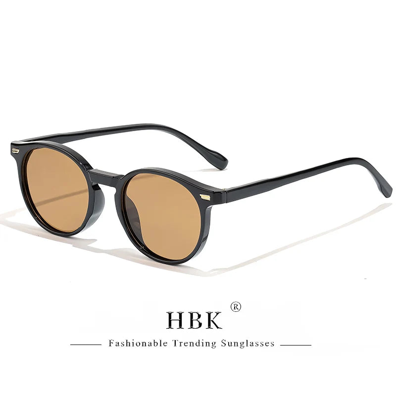 Polarized Sunglasses Men - HBK Oval TR90 Frame Fashion Sun Glasses UV400 Protection - ZOOMNSTORE