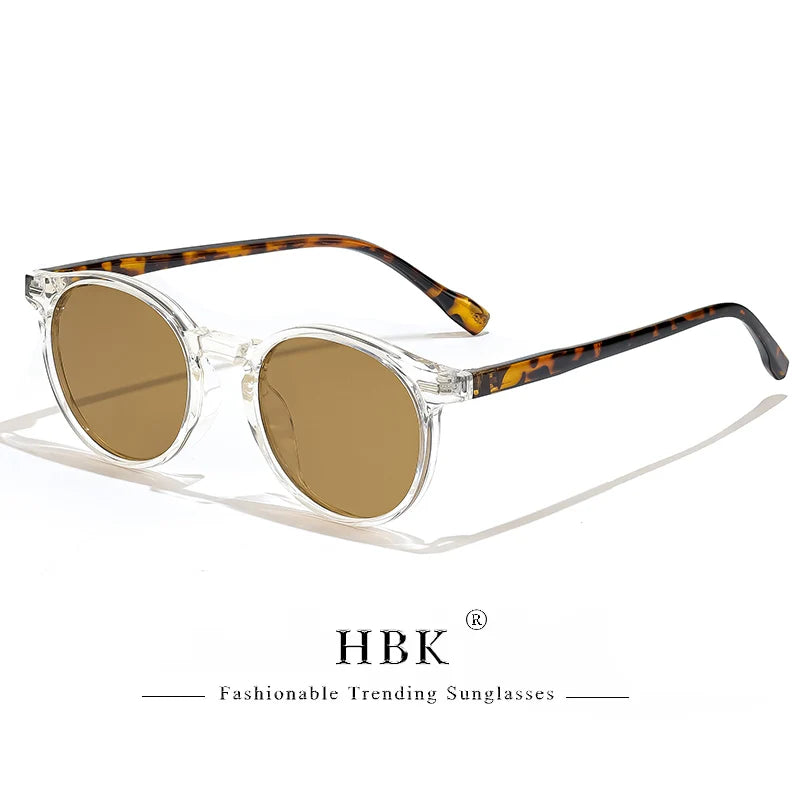 Polarized Sunglasses Men - HBK Oval TR90 Frame Fashion Sun Glasses UV400 Protection - ZOOMNSTORE