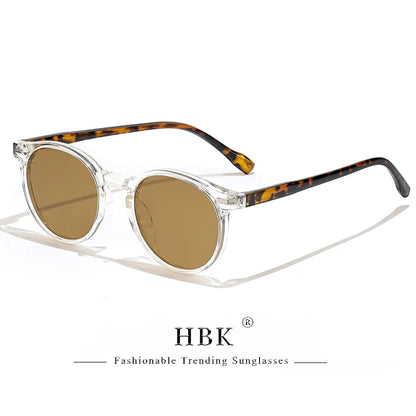 Polarized Sunglasses Men - HBK Oval TR90 Frame Fashion Sun Glasses UV400 Protection - ZOOMNSTORE