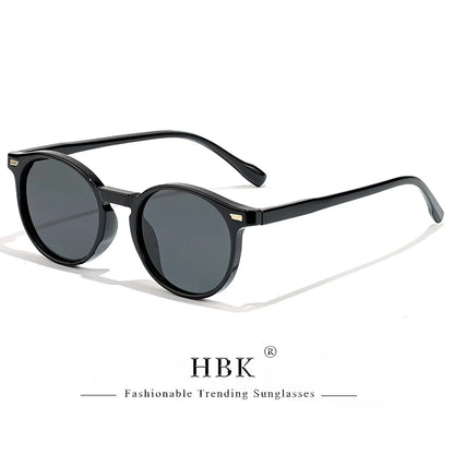 Polarized Sunglasses Men - HBK Oval TR90 Frame Fashion Sun Glasses UV400 Protection - ZOOMNSTORE