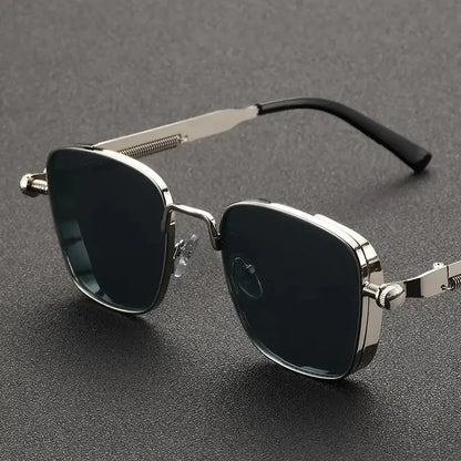 High-End Polarized Sunglasses for Men - UV Protection Metal Punk Fashion - ZOOMNSTORE