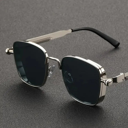 High-End Polarized Sunglasses for Men - UV Protection Metal Punk Fashion - ZOOMNSTORE