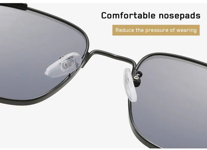 High-End Polarized Sunglasses for Men - UV Protection Metal Punk Fashion - ZOOMNSTORE