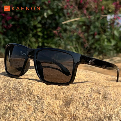 Polarized Sunglasses Men - KAENON Square Frame Classic Sport Glasses UV400 Protection - ZOOMNSTORE