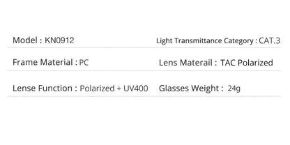 Polarized Sunglasses Men - KAENON Square Frame Classic Sport Glasses UV400 Protection - ZOOMNSTORE