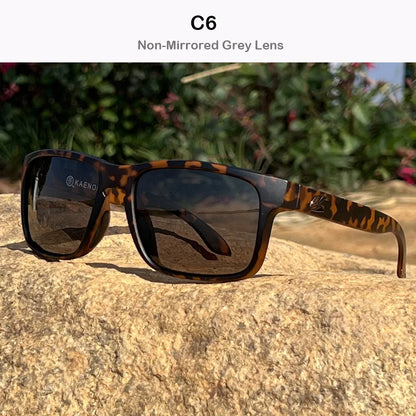 Polarized Sunglasses Men - KAENON Square Frame Classic Sport Glasses UV400 Protection - ZOOMNSTORE