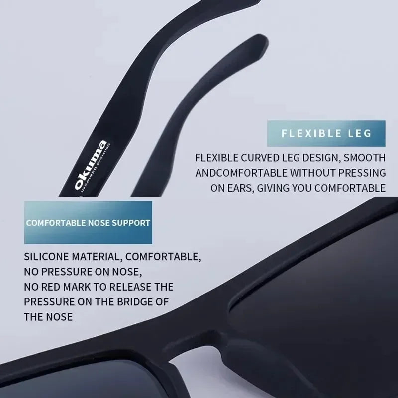 Polarized Sunglasses - Okuma UV400 Lens Outdoor Sports Glasses With UV Protection - ZOOMNSTORE