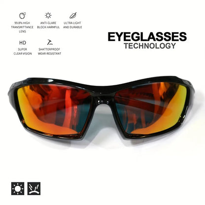 Polarized UV400 Sports Sunglasses - Round Metal Frame for Men  Women - ZOOMNSTORE
