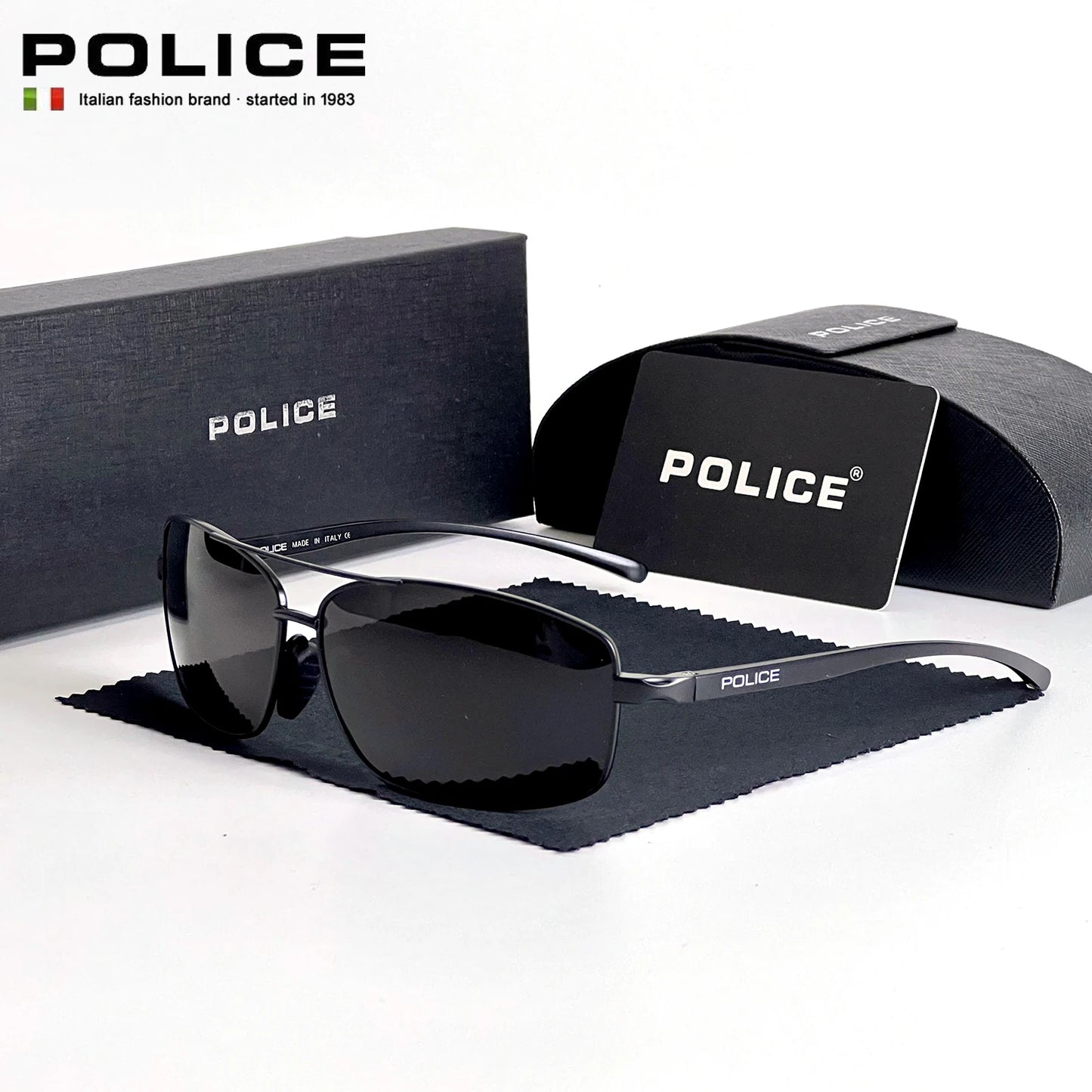Policer Polarized Sunglasses for Men - Classic UV 400 Protection Eyewear - ZOOMNSTORE