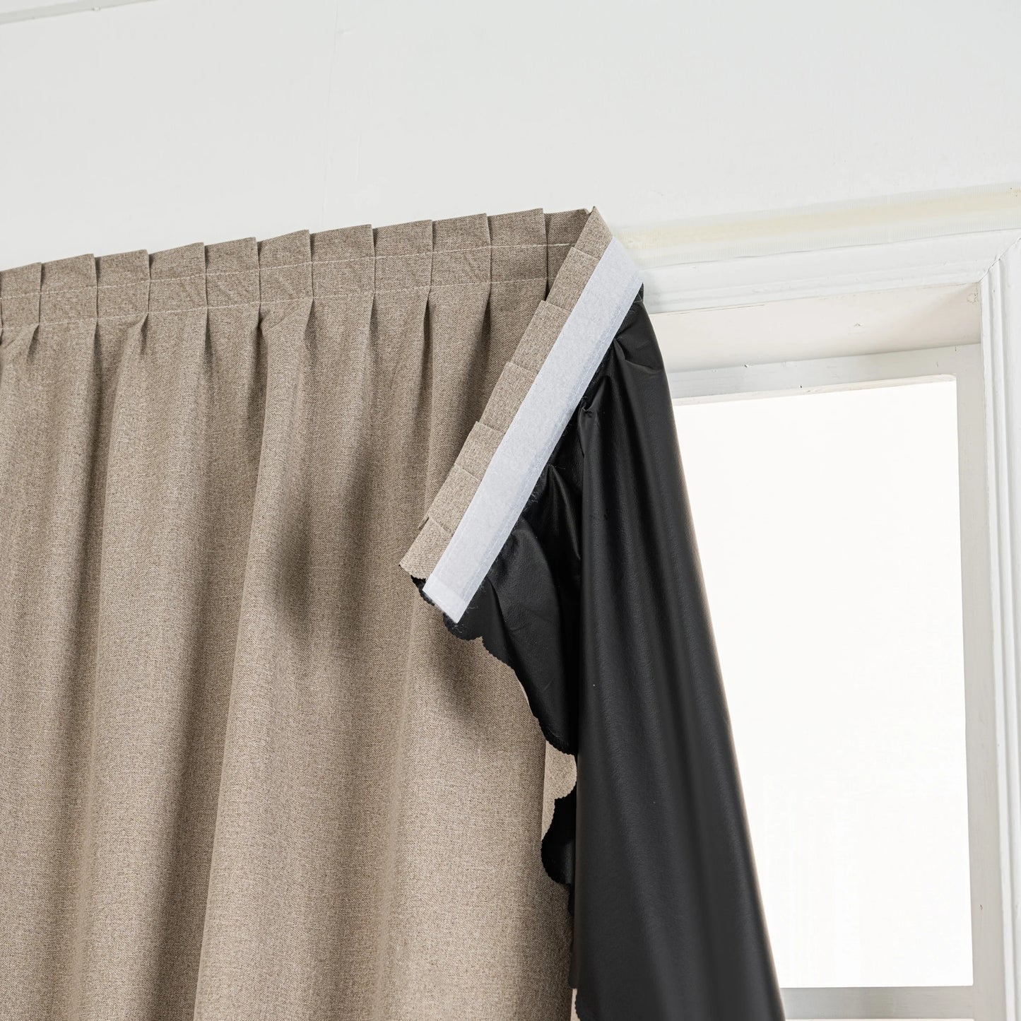 Polyester Blackout Curtains - Modern Minimalist Dustproof Insulated Panels for Living Room - ZOOMNSTORE