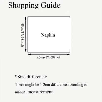 Tablecloth Napkin Set - Reusable Polyester Pads for Kitchen  Dining - ZOOMNSTORE